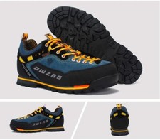 Scarpe Trekking Uomo Impermeabili Outdoor Anticollisione in Pelle con Lacci ??