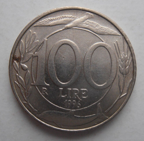 Italia 100 lire 1996 - 100,