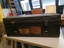 Cassa baule da viaggio di origine militare - Legno
