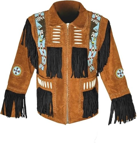 Giacca cowboy uomo marrone - cowboy,