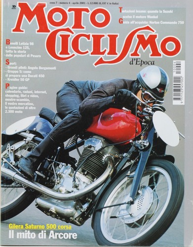 Moto ciclismo epoca gilera - moto,