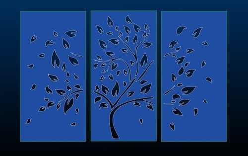 Albero vettoriale dxf taglio - vettoriale,