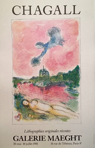 Poster originale marc chagall - originale,