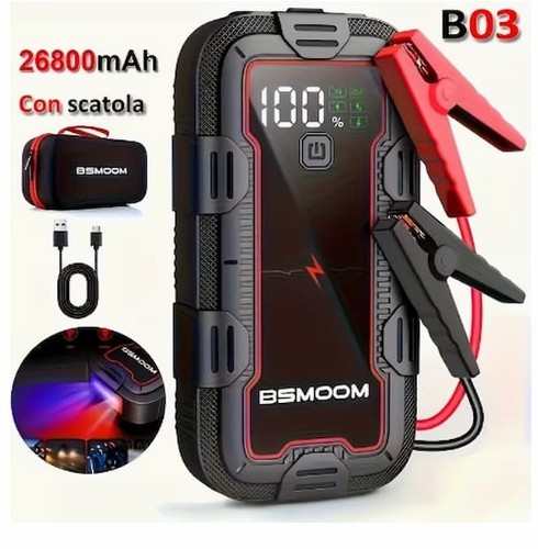 Avviatore auto 12v 7000a - 12v,