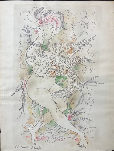 Litografia acquerellata - acquerellata, –