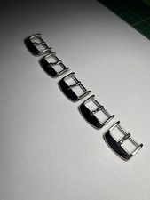 Fibbie orologi 18 mm acciaio