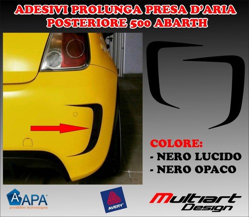 Adesivo abarth presa aria - presa, d'aria