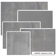 Lastra liscia in ghisa x camini termo camino stufe | Su misura | Spessore 1,0cm