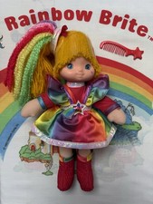 1983 MATTEL RARA BAMBOLA RAINBOW BRITE VESTIRE CON PARRUCCHIERE E PETTINE