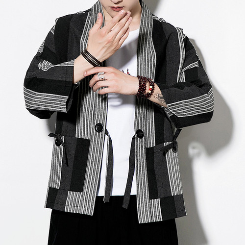 Cardigan kimono striato - striato, da