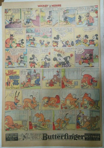 Topolino plutone sunday page - plutone,