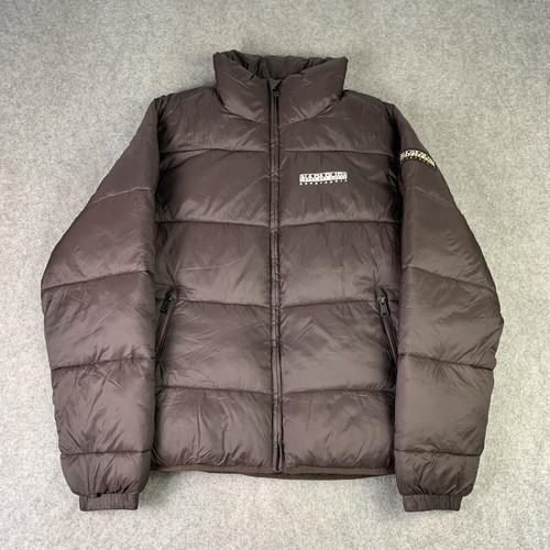 Napapijri giacca uomo marrone - uomo,