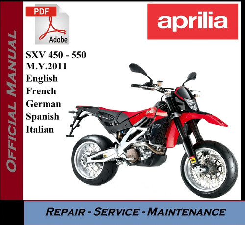 Aprilia sxv 450 550 - sxv,