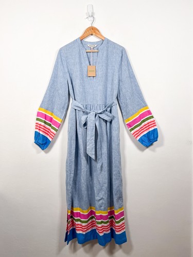 Abito boden blu lino - 14,