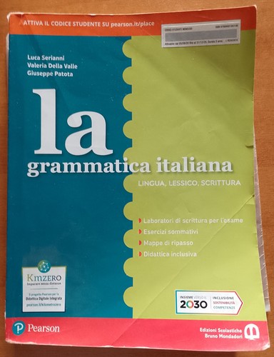 Libro grammatica scuola - libro, di