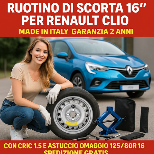 Ruotino scorta renault - di, 16"