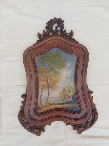 Fregio cornice legno - cornice, in