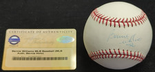 Bernie Williams Auto OAL