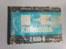 Uso e Manutenzione Kawasaki Z650-B originale in ITALIANO
