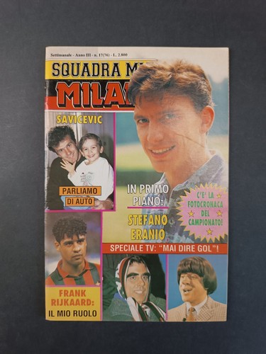 Rivista squadra mia - rivista, milan