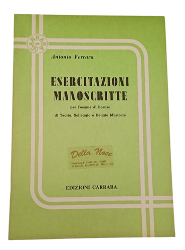 Esercitazioni manoscritte - esercitazioni,