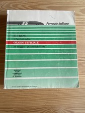 Orario Ufficiale Estate 1987 Fs Ferrovie Dello Stato Treno Locomotiva