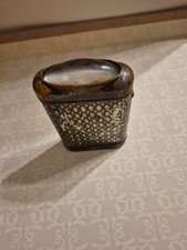 torcia d'epoca in latta  litografata F.P.Milano cm.10.5 non testata