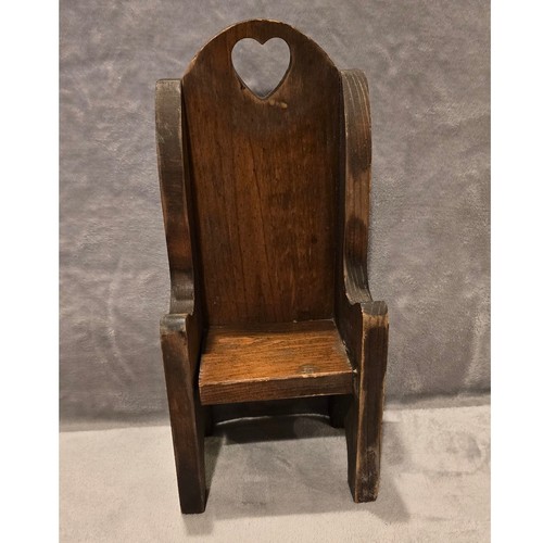 Sedia bambola legno fatta - , a