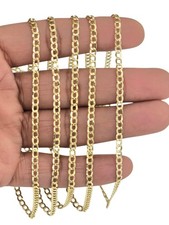 Catenina cubana in vero oro 10