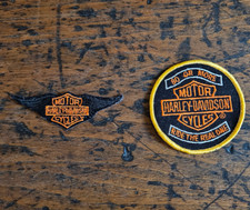 Lotto di 2 toppe Harley Davidson - Eagle Winged e 80 o più: Ride The Real One