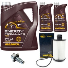 Kit Olio Motore MANNOL 5W-40 7