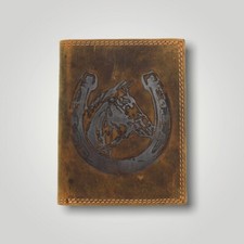 Portafoglio In Pelle Marrone