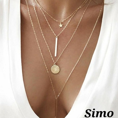 Collana donna oro - lunga, luce