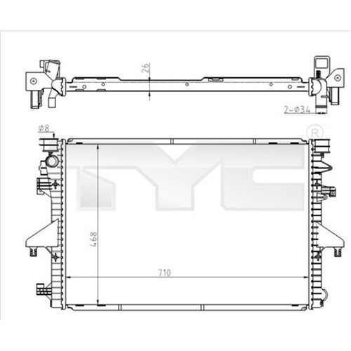Tyc radiatore raffreddamento - tyc,