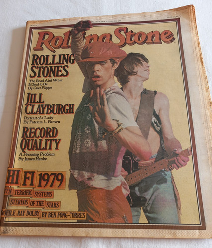 Vintage rolling stone magazine - stone,