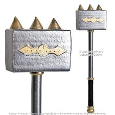 Martello da battaglia 28" fantasy LARP schiuma lattice giocattolo videogioco arma anime cosplay