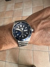 Lorenz Diver 42mm Orologio da Polso Automatico per Uomo - Argento/Blu