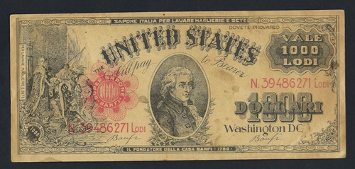 1000 dollari vale - 1000,