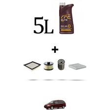 HOFFCAR Kit tagliando 4 FILTRI