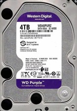 WD40PURZ 4TB 7.2K SATA 3.5" HDD - Western Digital Viola Unità di Sorveglianza