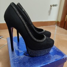 Scarpe col tacco nere 15cm