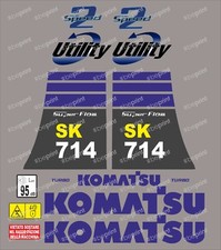 KIT DECALCOMANIA KOMATSU MINI