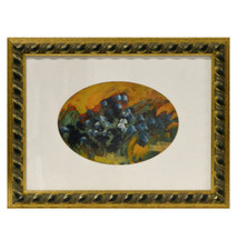 Sandro NEGRI (1940-2012) QUADRO DIPINTO ad Olio NATURA MORTA OPERA e CORNICE