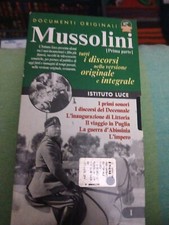 Vhs Mussolini Tutti I Discorsi
