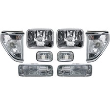 Luce lampada conversione anteriore completamente cristallo per Land Cruiser Prado 70 serie 90-96