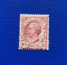 Francobollo Regno d'Italia 10 centesimi Poste Lira Lire italiane LIT