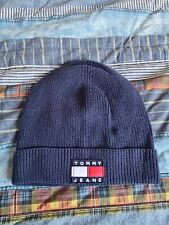 Cappello invernale Tommy Jeans Hilfiger nuovo NEW Blue taglia unica MAI USATO