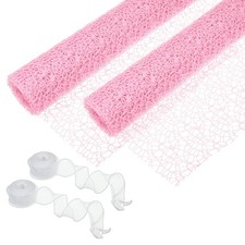 2 Rolls Flower Mesh Cover 15ft