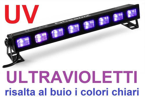 Effetto luce viola - barra, fluo