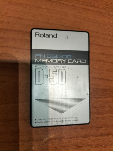 Memory card roland 50 - card, d-50